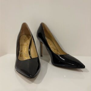 Sam Edelman Black Patent Leather Hazel Pumps LIKE NEW